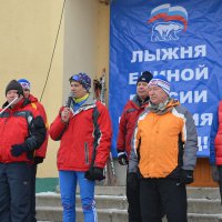 Состоялся массовый лыжный пробег в честь 23 февраля - Дня защитников Отечества.